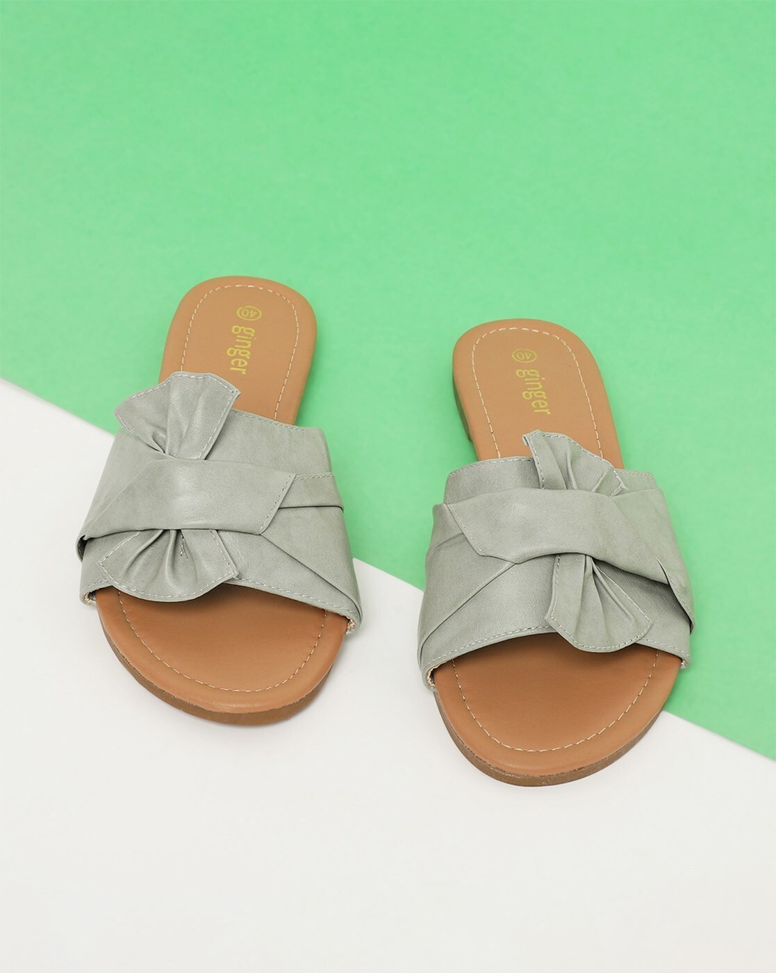 Ginger by Lifestyle Women Grey Sandals | Lifestyle