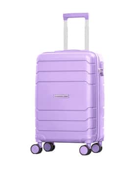 nasher miles Striped Trolley Bag with Number Lock-picture-21