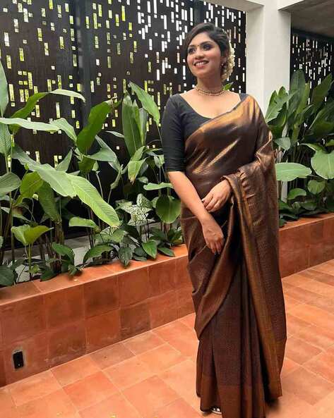 Bridal Kanjivaram Silk Saree- Gold Pink – My Clothing Treasure
