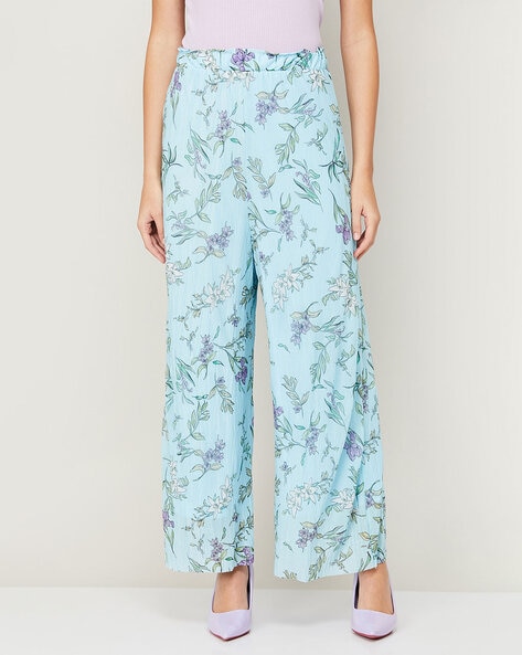 Floral Wide Leg High Rise Palazzo Pant | maurices