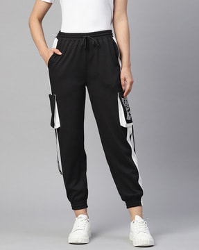 Women Cuffed Joggers with Drawstring