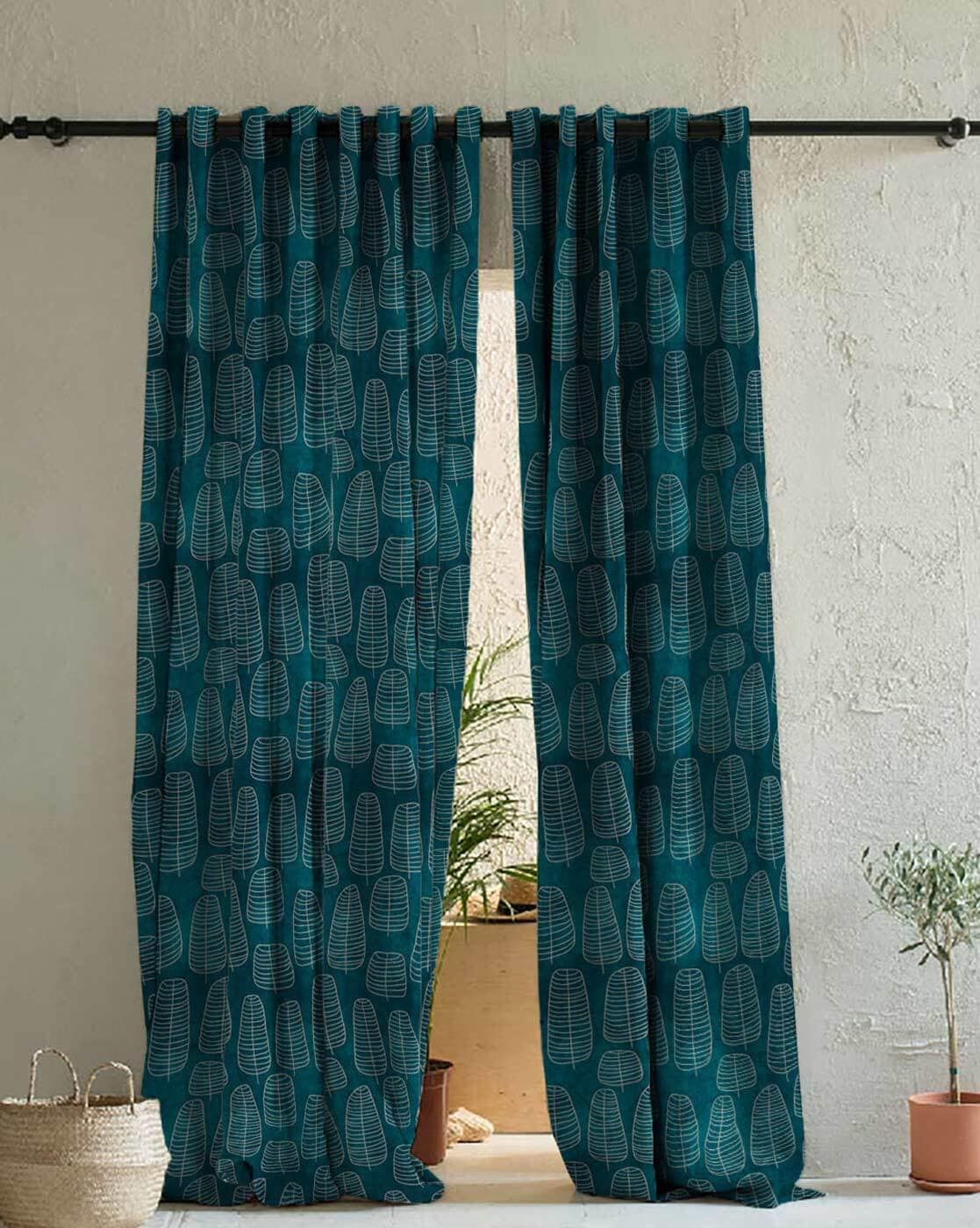 Teal Curtains Accessories For