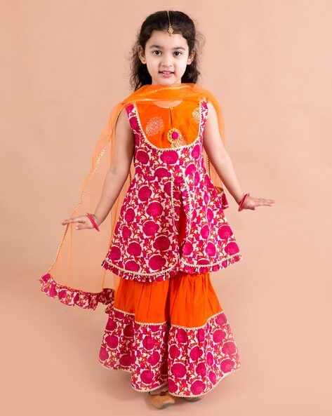 Buy Orange Dresses & Gowns for Women by Amira's Indian Ethnic Wear Online |  Ajio.com