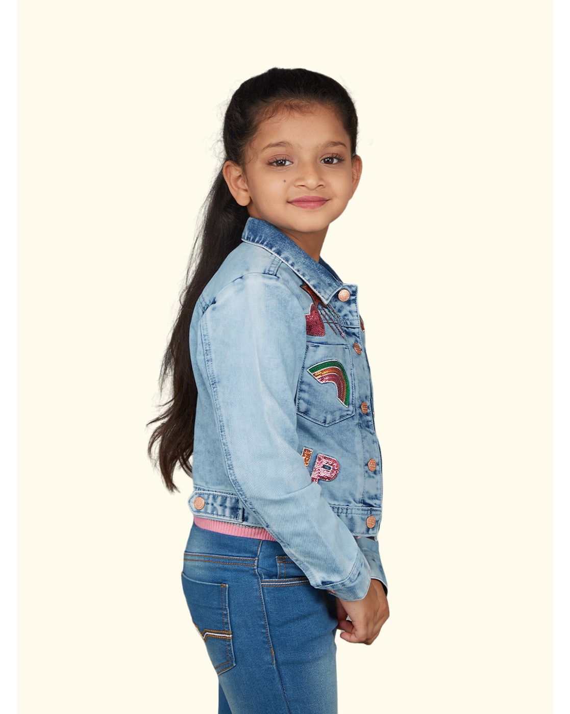 Buy Muhuratam Girls Party Wear Denim Jacket Online In India At Discounted  Prices