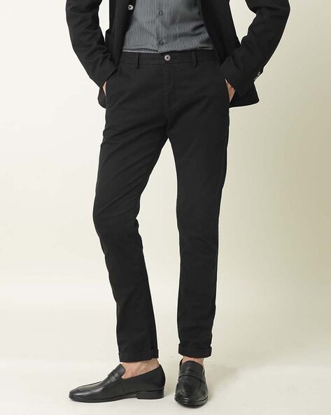 Buy Louis Philippe Black Trousers Online  852112  Louis Philippe