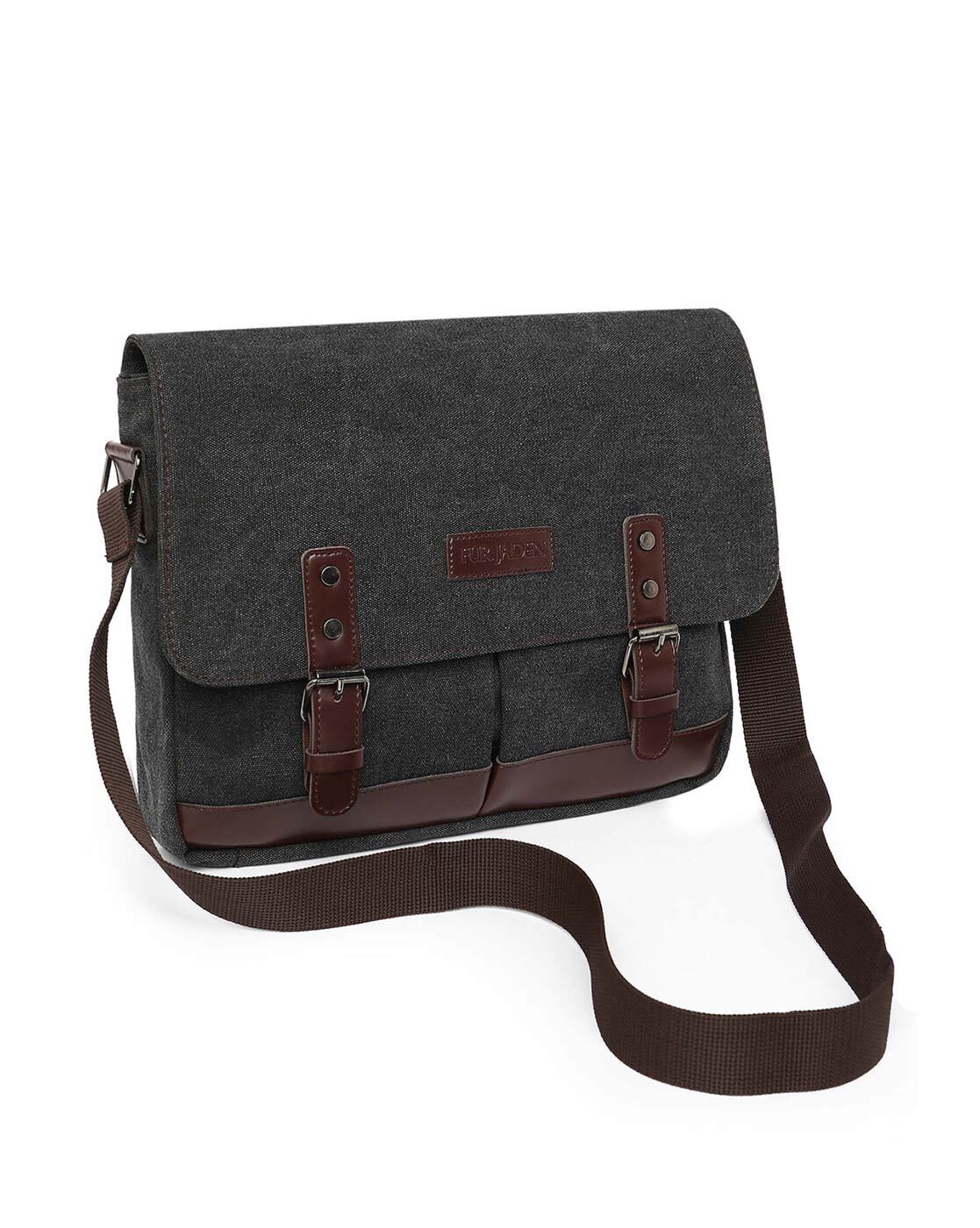 Tory Burch Jaden Grey Wool Flannel & Black Leather Tote Bag - EXCEPTIONAL |  eBay