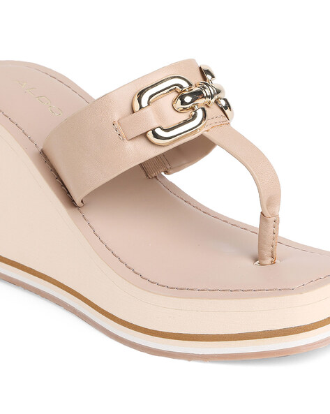 Guess nude outlet wedges