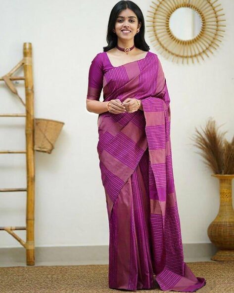 Tarang Fabrics Present Latest Banarasi Kanjivaram Silk Saree For Women