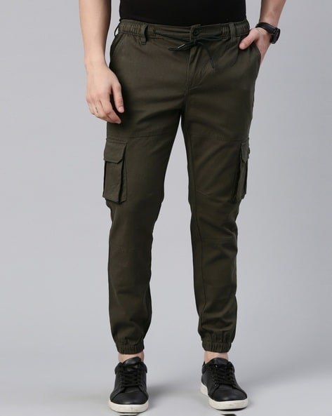 Buy Olive Trousers & Pants for Men by CINOCCI Online