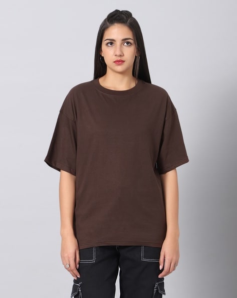 Buy Brown Tshirts for Women by BESICK Online Ajio