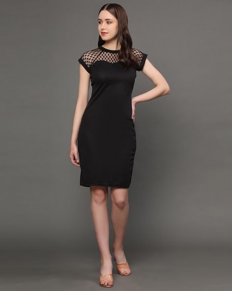 Buy Black Dresses for Women by Sateen Online | Ajio.com