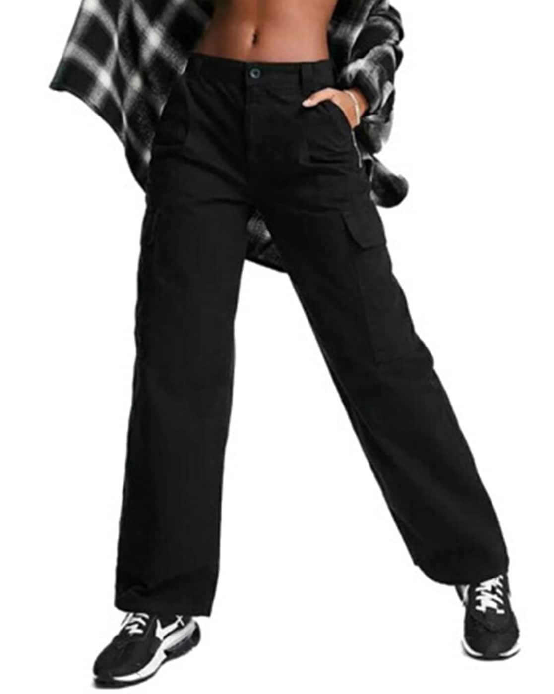 Baggy Black Cargo Pants For Men Khaki Cargo Trousers Male Vintage Loose  Casual Autumn Japanese Streetwear Hip Hop  Fruugo NO