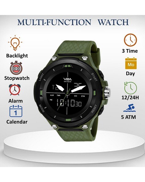 V2A 5ATM Waterproof Digital Kids Sports Watch with Luminous Alarm Stop –  v2awatches