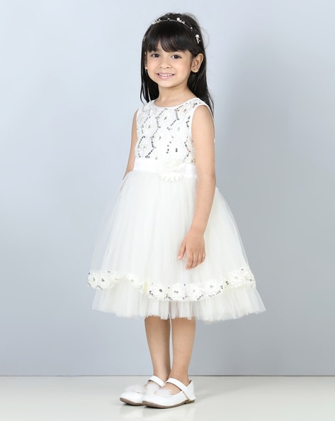 Kids White Dress / Wedding Dress / Graduation Dress, Babies & Kids, Babies  & Kids Fashion on Carousell
