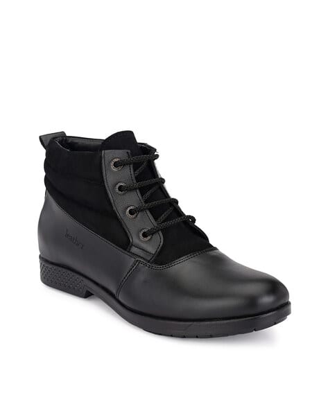 JOHN KARSUN Lace-Up Ankle-Length Boots