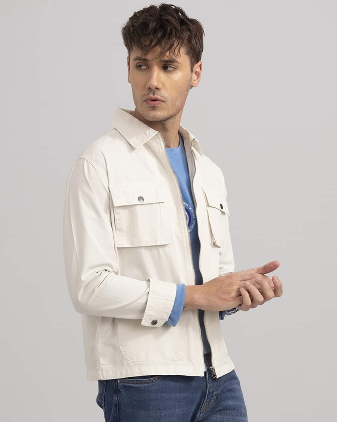 CTC store×Imagine ZIP UP SHIRT JACKET CTC store & Imagine ZIP UP SHIRT JACKET