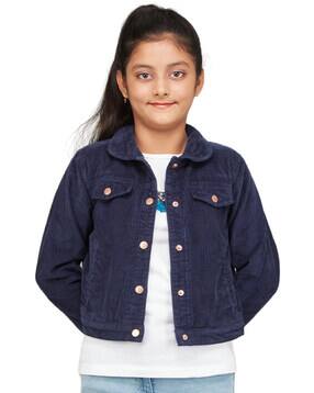 zalio Corduroy Jacket with Flap Pockets-picture-10