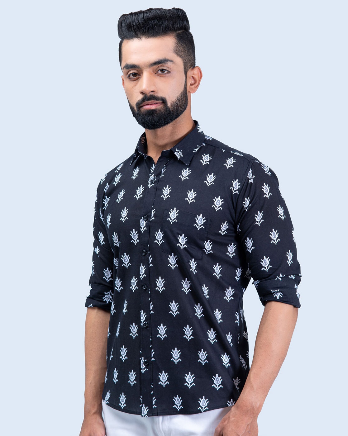 Buy Black Shirts for Men by Tistabene Online