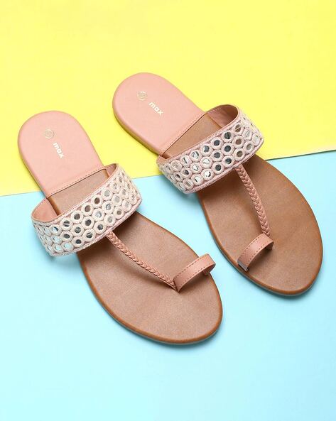 MAX Textured Sling Back Flat Sandals | Max | Gomti Nagar | Lucknow