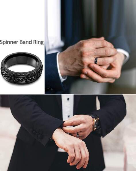 Steel discount band ring