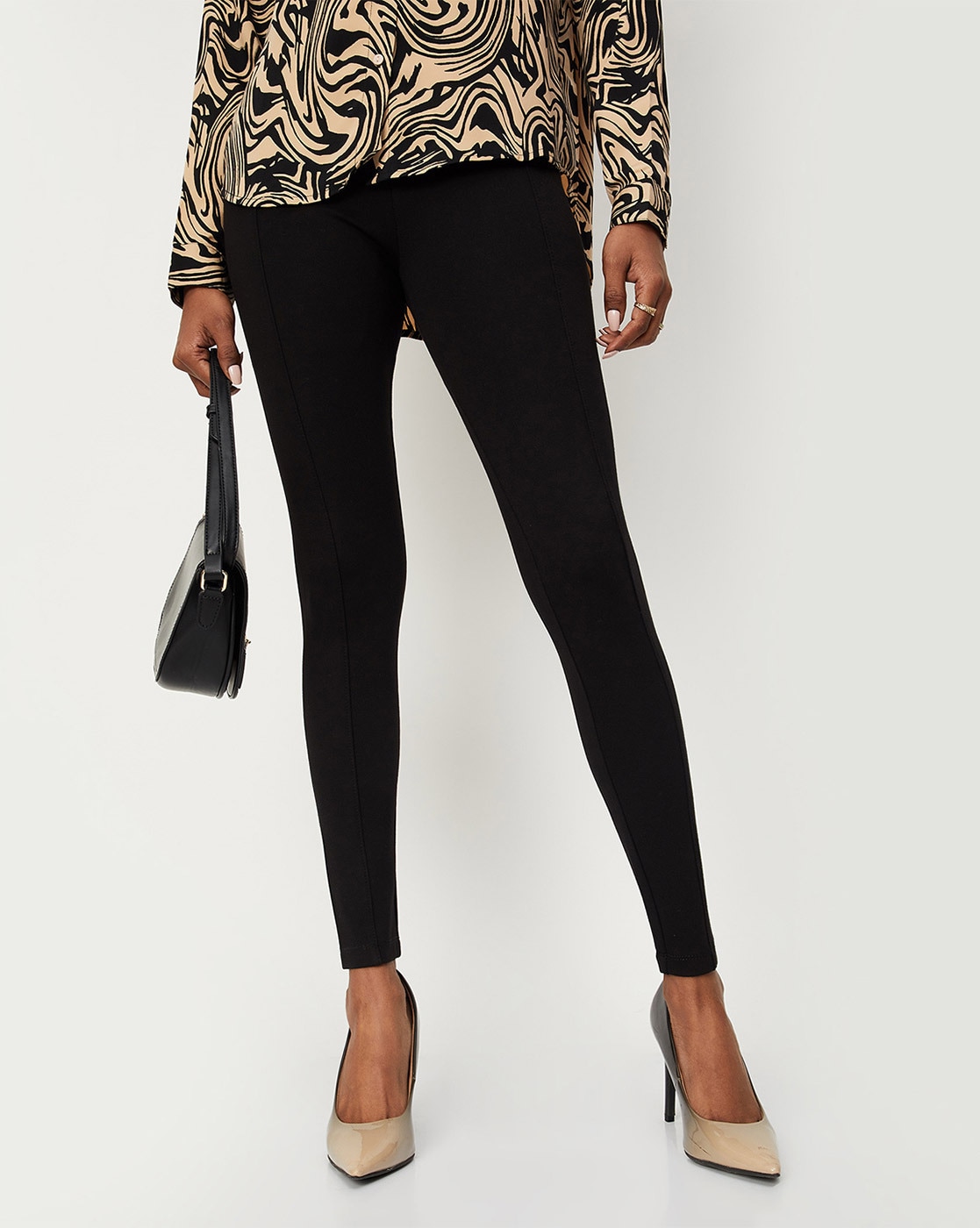 Buy Black Trousers & Pants for Women by MAX Online