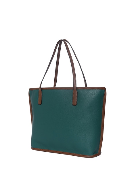 Buy Baggit Dakor Green Large Tote Handbag Online