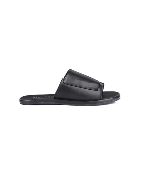 Buy Black Sandals for Men by PAADUKS Online