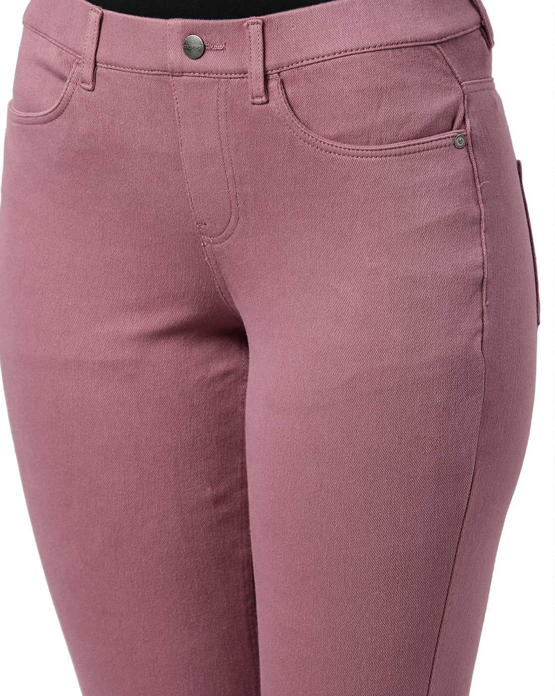 Womens Wine color Jeans & Jeggings Pack Of 1 Stylish Glamarous