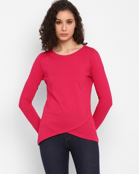 Women's Raglan Roundneck Full Sleeves T-Shirt