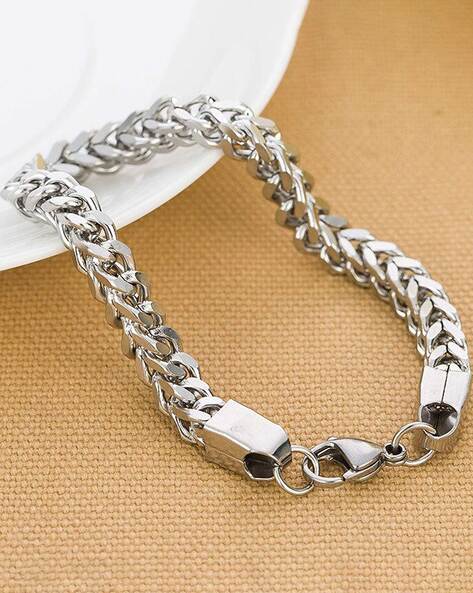 Buy Mens Bracelet Silver Cuff Bracelet Gift for Men Boy Friend Online in  India - Etsy