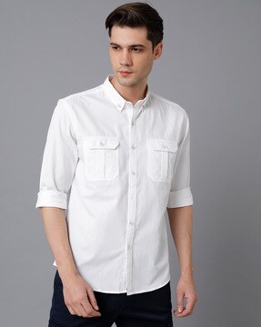 Classic Shirt with Flap Pockets