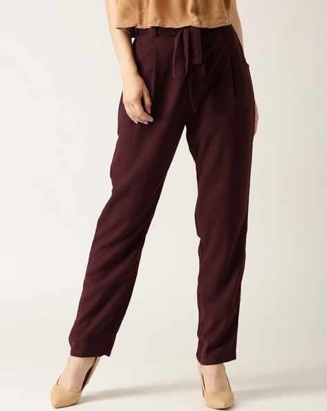 Marie Claire Slim Fit Pleat-Front Trousers