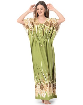 Satin kaftan hot sale nighty online