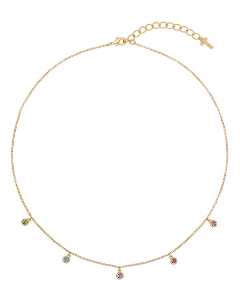 Buy Ted Baker CLEMMEE Multicolored Crystal Droplet Necklace Online At Best  Price @ Tata CLiQ