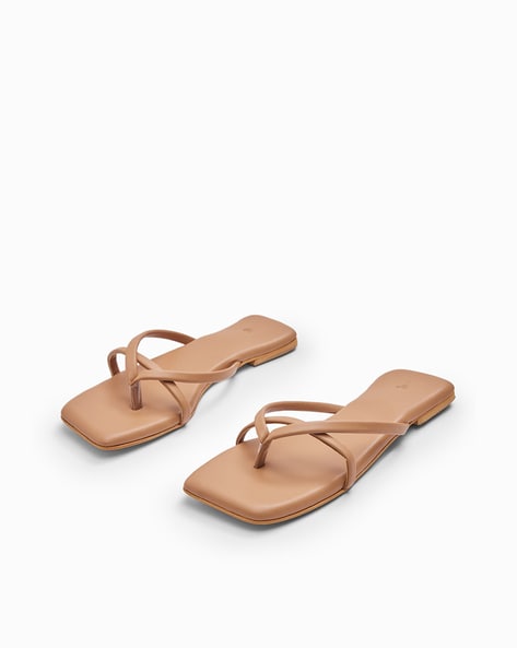 Paaduks Calor Brown Flat Sandals For Men | Sepia Stories