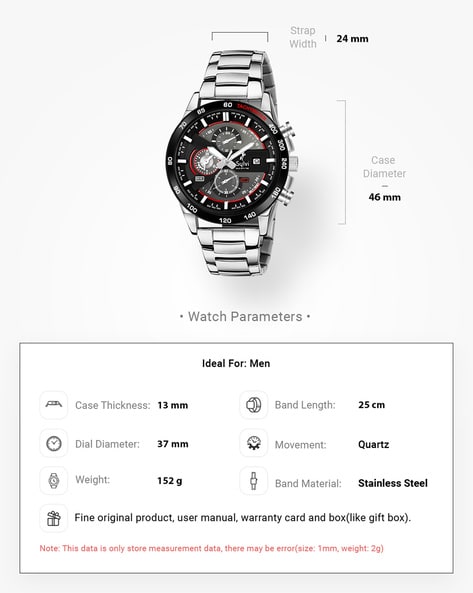 Paterson dual time discount chronograph s steel