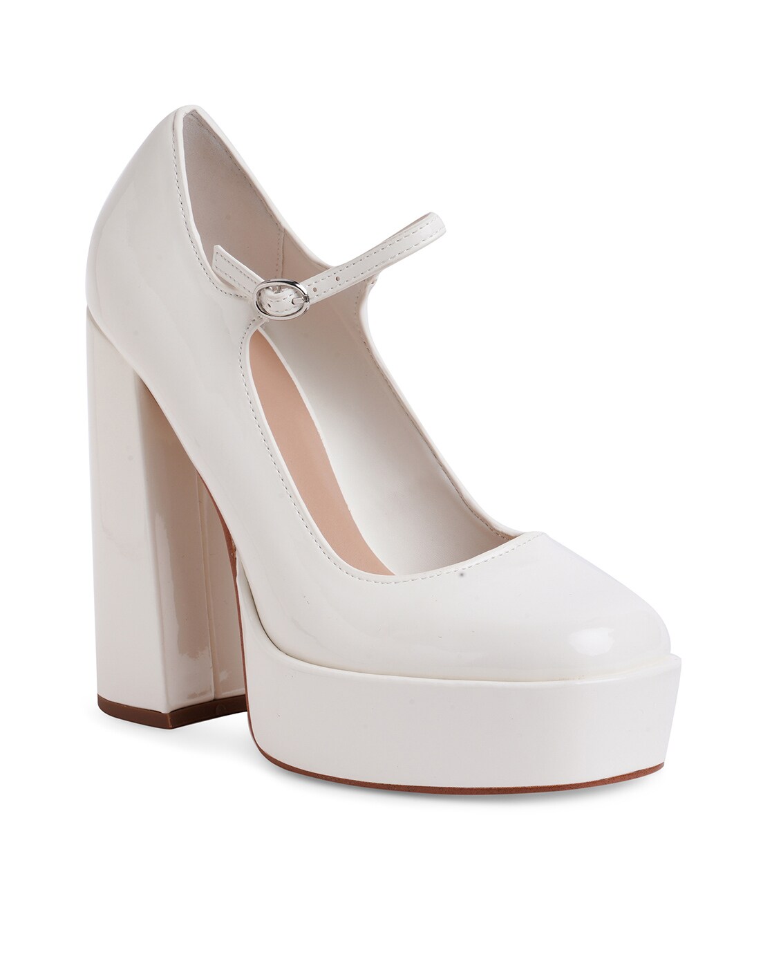 White mary janes discount platform