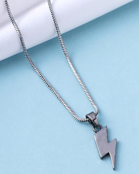 Gold Lightning Bolt Necklace | Scream Pretty | Wolf & Badger