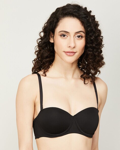 Ginger by Lifestyle Pink & Green Minimizer Bra - Pack Of 2