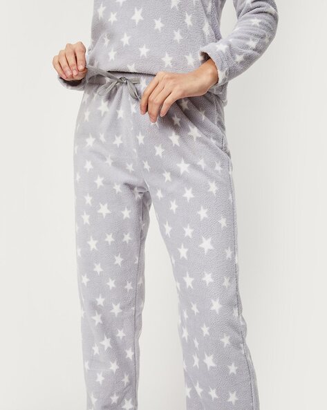 Grey star pyjamas womens new arrivals