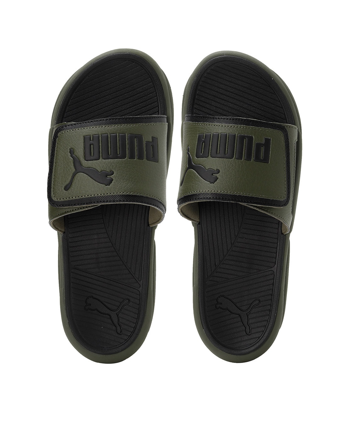 Buy Green Moss Flip Flop Slippers for Men by PUMA Online Ajio