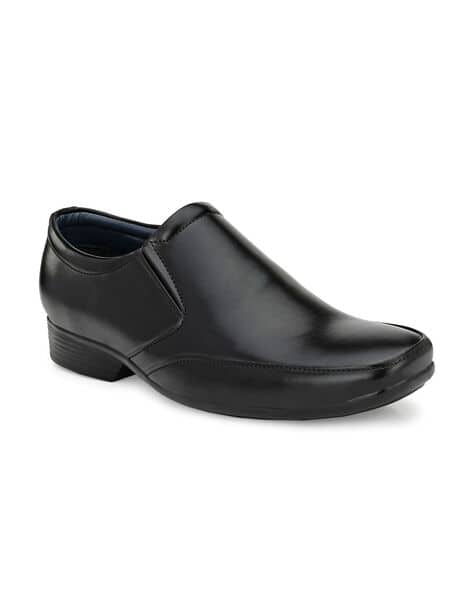 JOHN KARSUN Round-Toe Formal Slip-On Shoes