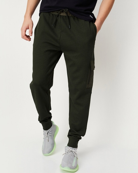 Buy Women Olive Drawstring Jogger Pants - Bottoms Online India - FabAlley