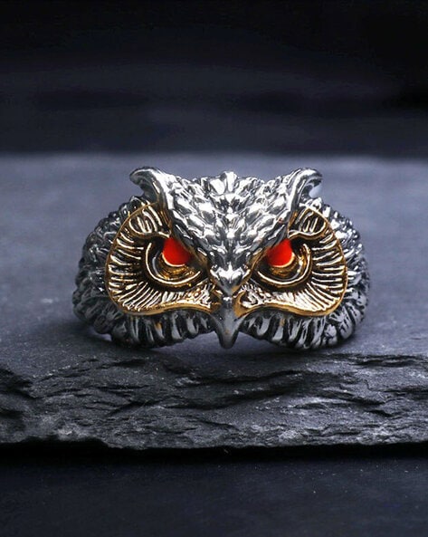 Athena's Owl Ring – Big Joes Biker Rings