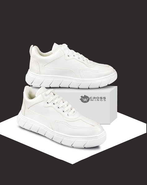 Buy White Sneakers for Men by CROSS WINGS Online Ajio