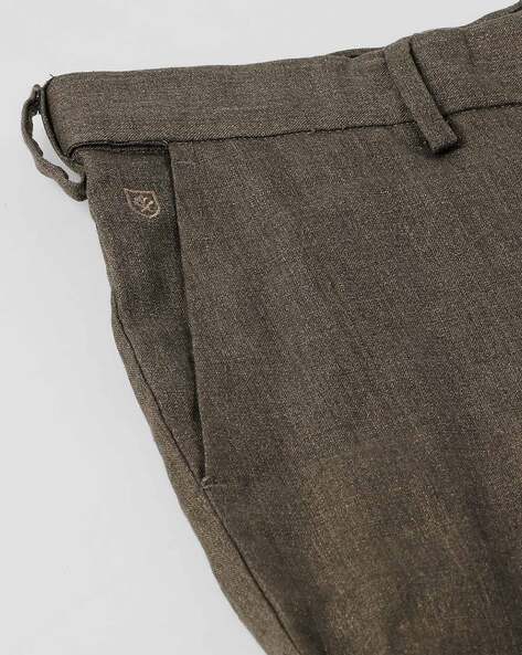 Buy PAUL SMITH Regular Fit Trousers  Brown Color Men  AJIO LUXE