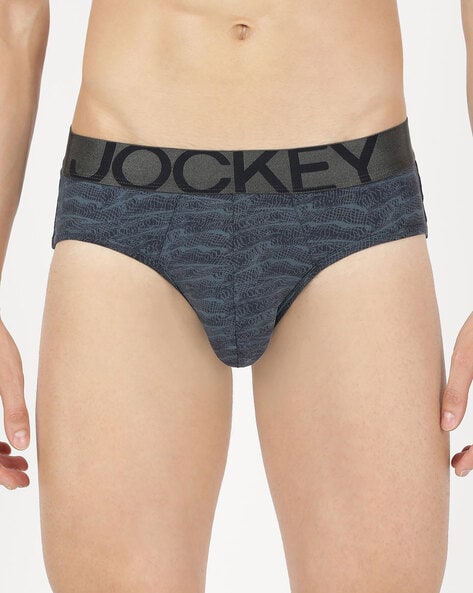Jockey mens Navy Blue cotton stretch thong underwear India
