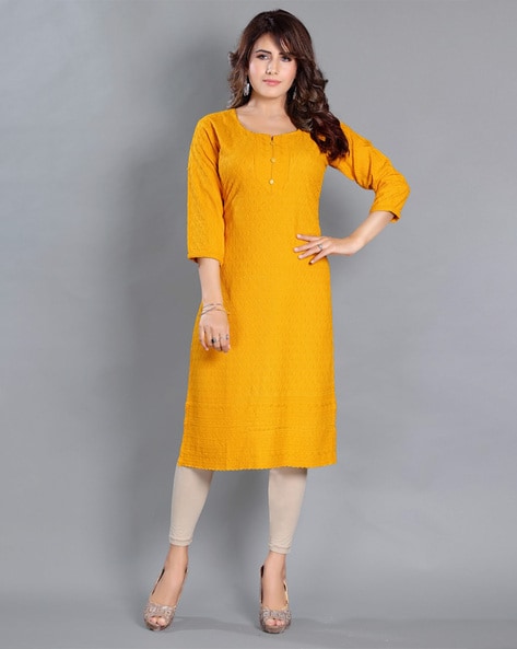 Buy online Pack Of 3 Printed Straight Kurti from winter wear for Women by  Indiweaves for ₹2669 at 57% off | 2024 Limeroad.com