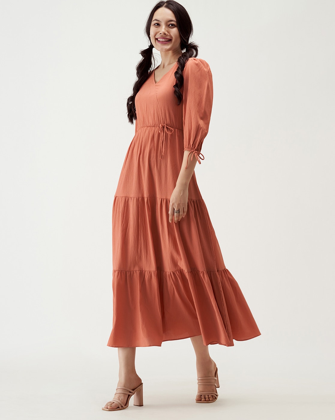 Rust Dresses for Women - Up to 75% off