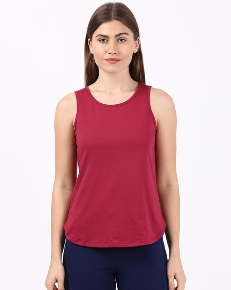 Jockey Tank Tops For Women AW77_Black_S : : Fashion